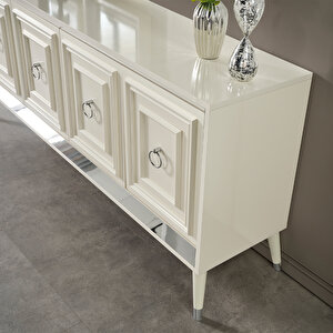 Rosa Silver Modern Konsol