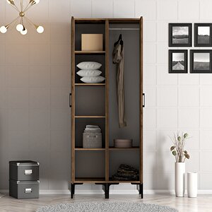 Kumsal 2 Kapili (pp) Gardrop - Li̇dya / Li̇dya Ceviz