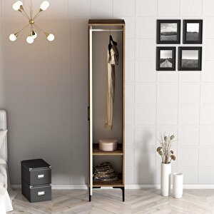 Kumsal 1 Kapili (r) Gardrop - Li̇dya / Krem Ceviz-Krem