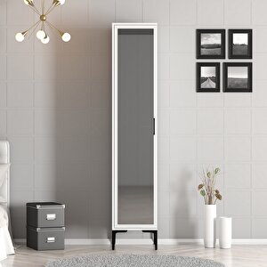 Kumsal 1 Kapili (r) Gardrop - Beyaz / Beyaz Beyaz