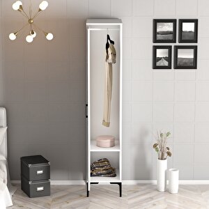 Kumsal 1 Kapili (r) Gardrop - Beyaz / Beyaz