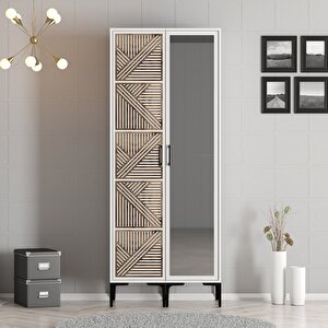 Kumsal 2 Kapili (pr) Gardrop - Beyaz / Beyaz Beyaz