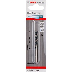 Hss Pointeq 3,2 Mm Metal Matkap Ucu 2'li 2608577159