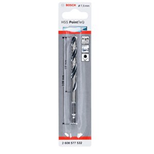 Pointeq 7.5mm 1/4 Adap. Metal Matkap Ucu 1'li 2608577532 Bosch
