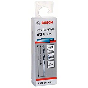 Bosch Hss 2,5 Mm Pointeq Metal Matkap Ucu 10'lu 2608577193