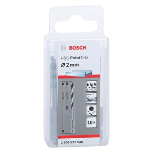 Pointeq  2mm 1/4 Adap. Metal Matkap Ucu 10'lu 2608577540 Bosch