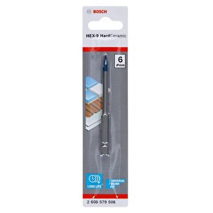 Hex-9 6 Mm Sert Seramik Ve Cam Delme Ucu 2608579506