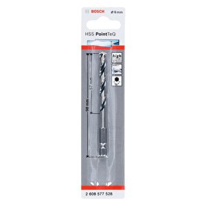 Pointeq 6mm 1/4 Adap. Metal Matkap Ucu 1'li 2608577528 Bosch