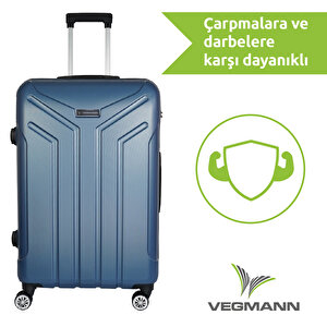 Vegmann Vela Mavi 3 Lü Valiz Seti