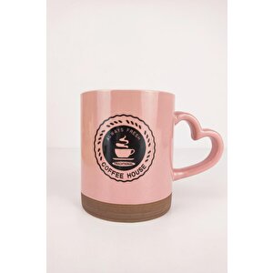 New Bone Porselen Kupa 9,5 Cm Pembe - Hlt-46