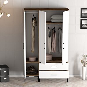 Kumsal 3 Kapili (pt) Gardrop - Li̇dya / Beyaz