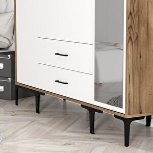 Kumsal 4 Kapili (str) Gardrop - Li̇dya / Beyaz