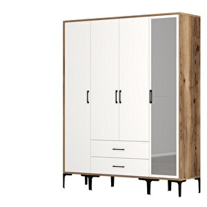 Kumsal 4 Kapili (str) Gardrop - Li̇dya / Beyaz