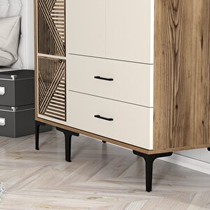 Kumsal 3 Kapili (pt) Gardrop - Li̇dya / Krem