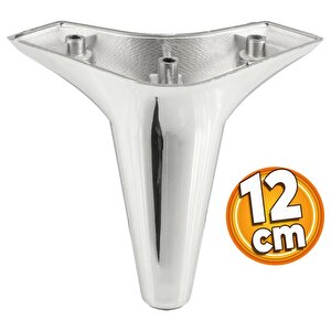 Aspen 6'lı Set Mobilya Tv Ünitesi Çekyat Koltuk Kanepe Baza Destek Ayağı Ayakları 12 Cm Krom M8