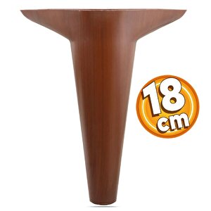 Aspen 6'lı Set Mobilya Tv Ünitesi Çekyat Koltuk Kanepe Destek Ayağı 18 Cm Ahşap Desenli Baza Ayak