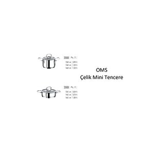 Oms Mini Derin Tencere 12x8cm 152.2008-12-mdt Q