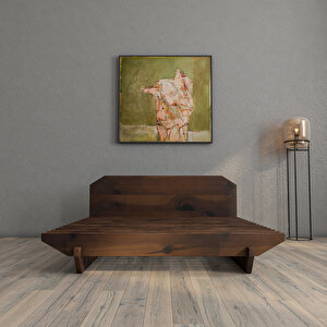 Platform Masif Ahşap Ceviz Karyola 140x200