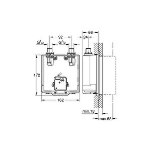 Eurosmart Cosmopolitan E Ankastre Montaj Kutusu 36339001