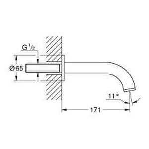 Atrio New Bath Spout Exp
