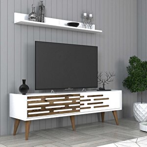 Valensi̇ya 140cm Tv Üni̇tesi̇ - Beyaz / Beyaz Beyaz