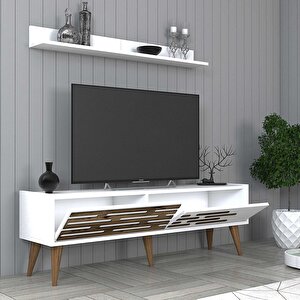 Valensi̇ya 140cm Tv Üni̇tesi̇ - Beyaz / Beyaz Beyaz