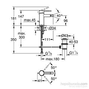 Essence New Tek Kumandalı Bide Bataryası S-boyut - 32935001
