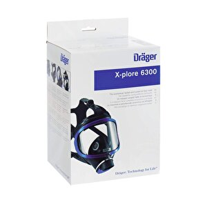Drager X-plore® 6300 Tam Yüz Gaz Maskesi Mavi Renk