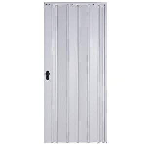 Akordiyon Kapı 147x238 Beyaz Camsız 12 Mm Katlanır Akordeon Pvc 147x238 cm