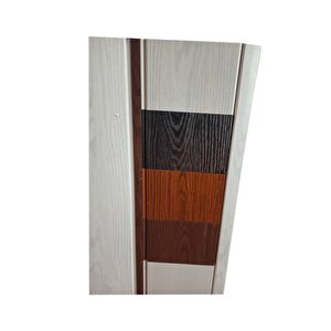 Sarpaş Akordiyon Kapı 162x183 Akçaağaç Camlı 12 Mm Katlanır Akordeon Pvc