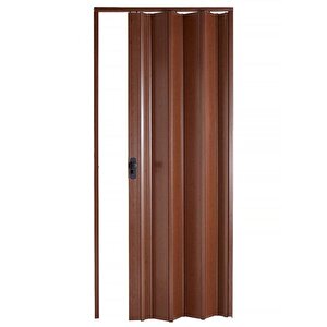 Akordiyon Kapı 147x208 Ceviz Camsız 12 Mm Katlanır Akordeon Pvc 147x208 cm