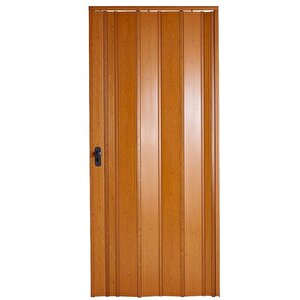 Akordiyon Kapı 177x227 Meşe Camsız 12 Mm Katlanır Akordeon Pvc 177x227 cm