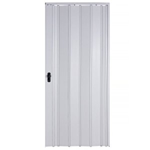 Akordiyon Kapı 102x216 Beyaz Camsız 12 Mm Katlanır Akordeon Pvc 102x216 cm