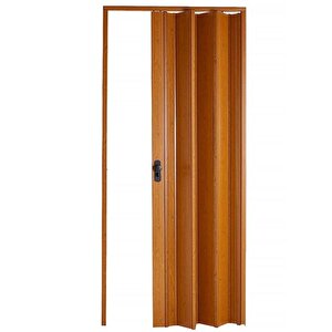 Akordiyon Kapı 87x200 Meşe Camsız 12 Mm Katlanır Akordeon Pvc 87x200 cm