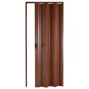 Akordiyon Kapı 132x236 Ceviz Camsız 12 Mm Katlanır Akordeon Pvc 132x236 cm