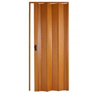 Akordiyon Kapı 147x181 Meşe Camsız 12 Mm Katlanır Akordeon Pvc 147x181 cm