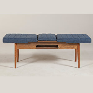 Sembol Bench Ceviz Lacivert