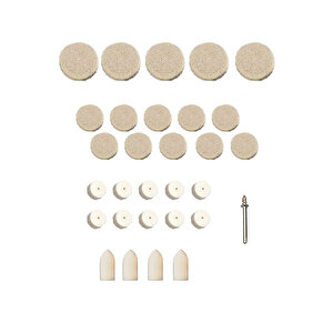Dremel Vb. Uyumlu 30 Parça Keçe Mandren Seti