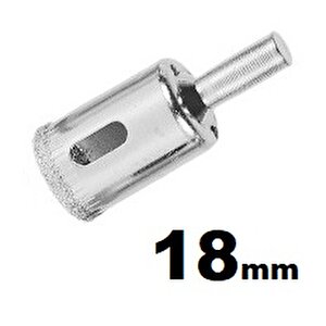 Depolife Cam Fayans Mermer Granit Delme Pancı Boru Tipi Elmas Karot Uç 18mm