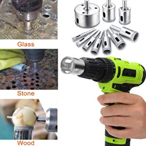 33mm Mermer Granit Fayans Cam Yuvarlak Delme Panç Elmas Uç Yuvarlak Açma Matkap Için Karot