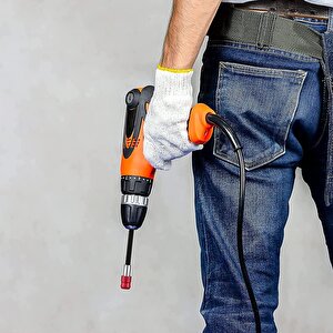 Bits Uzatma Aparatı Altıgen hızlı değiştirme aparatlı 1/4 Hex Bits Şaftlı 3 Parça
