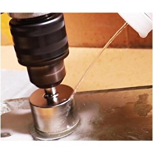 Cam Mermer Granit Delme Pancı 35mm 45mm 55mm Matkap Için 3lü Elmaslı Delik Karot
