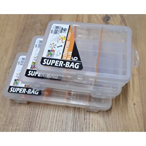 Depolife Organizer Kutu Seti Plastik Bölmeli Alet Çantası Dremel Boncuk Vida Saklama Değişken Bölmeli Canta