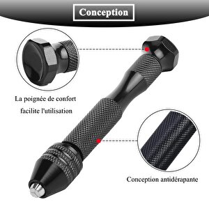 Mini El matkap 25li matkap ucu 0,5 – 3,0 mm Hassas el matkabı seti metal ahşap kuyumcu model yapımı