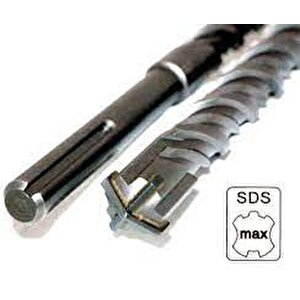 SdsMax Kırıcı Delici için Matkap Ucu (20mm) 4 Flüt Elmaslı 550mm Uzunluk AEG BOSCH Hilti Metabo