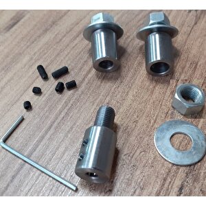 Dremel Ve Benzeri Mini Avuç Taşlama Için Dik Delme Aparatı Matkap Ucu Freze Uç Seti
