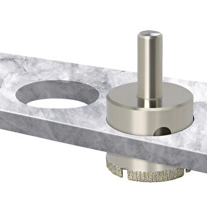 Cam Mermer Granit Delme Pancı 48mm Matkap Için Elmaslı Delik Karot