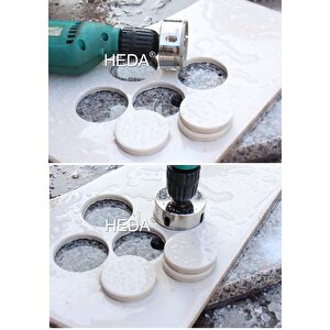 Cam Mermer Granit Delme Pancı 48mm Matkap Için Elmaslı Delik Karot
