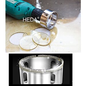 Cam Mermer Granit Delme Pancı 55mm Matkap Için Elmaslı Delik Karot