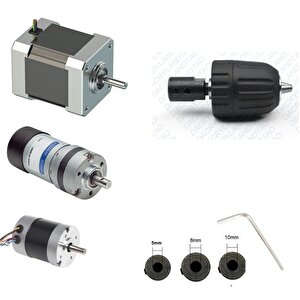 Motor Için 10mm Otomatik Mandren Anahtarsız Mandrel Okul Proje Ödev Uygulama 5mm-6mm-8mm Profesyonel
